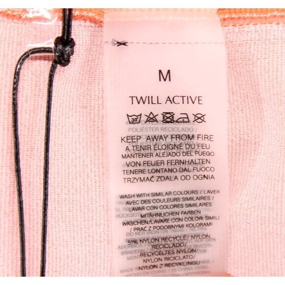 Twill Active Women's Recycled Colour Block Body Fit Legging Coral Sz M - Picture 7 of 8